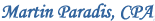 Martin Paradis, CPA